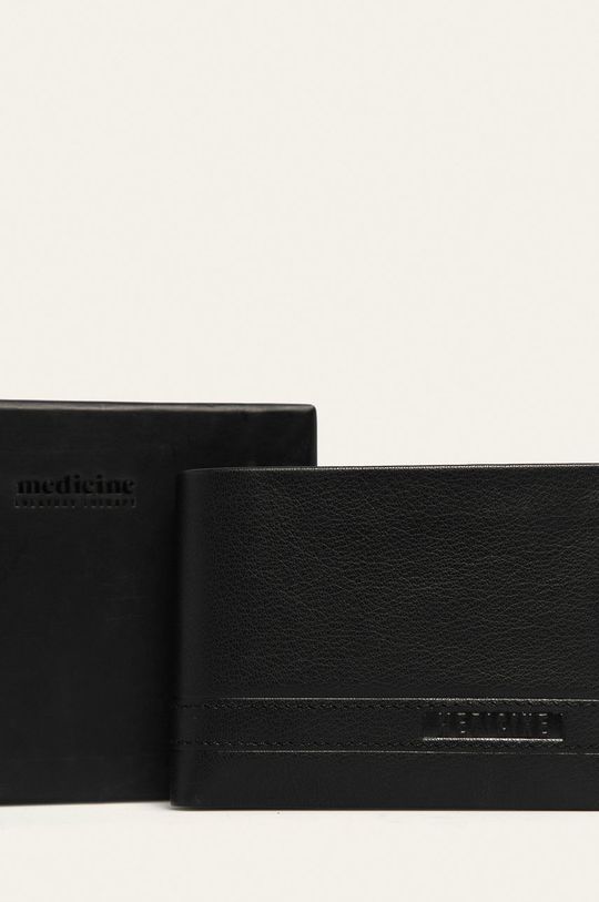 čierna Kožená peňaženka pánsky Rebooted Smart