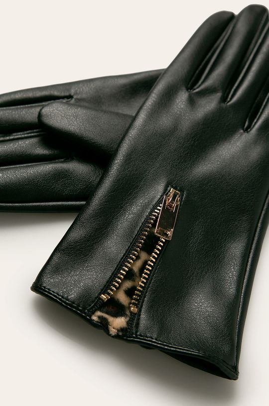 Rękawiczki damskie czarne czarny