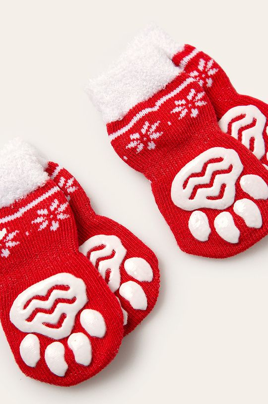 Ponožky pre psa Basic červená