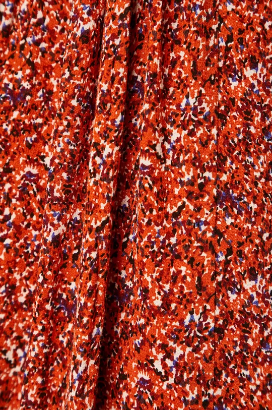 Sukienka damska ze spiczastym dekoltem czerwona Damski