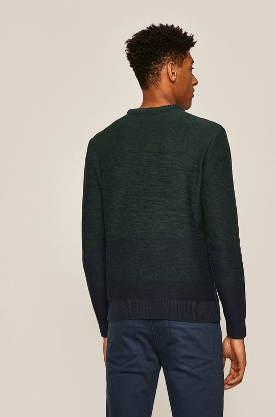 Sweter męski zielony  100 % Bawełna