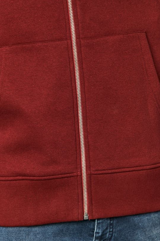 Bluza męska z kapturem czerwona