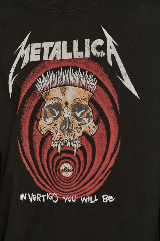 Bluza męska Metallica z nadrukiem czarna Męski