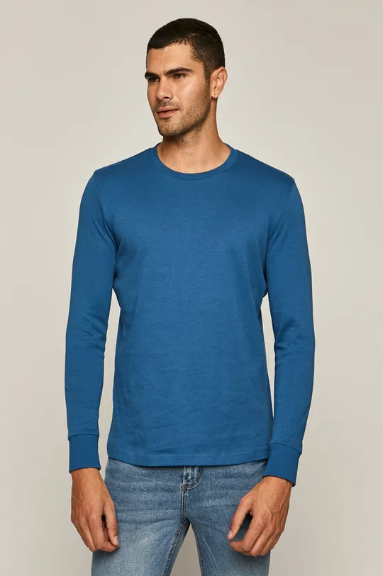 modrá Medicine - Tričko s dlhým rukávom Basic Pánsky