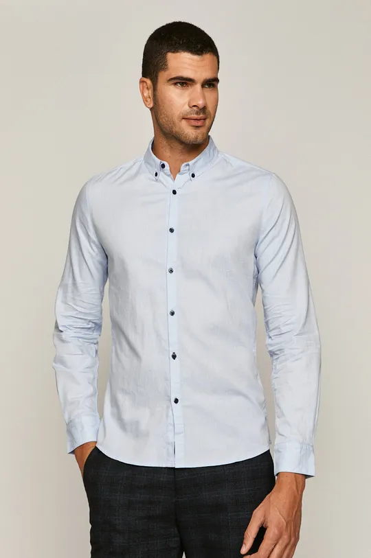 modrá Medicine - Bavlnená košeľa Basic Pánsky