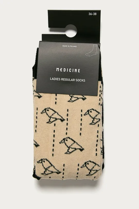 Medicine - Ponožky Animals (2-pak) viacfarebná