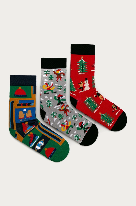 multicolor Medicine - Skarpetki Xmass (3-PACK) Damski