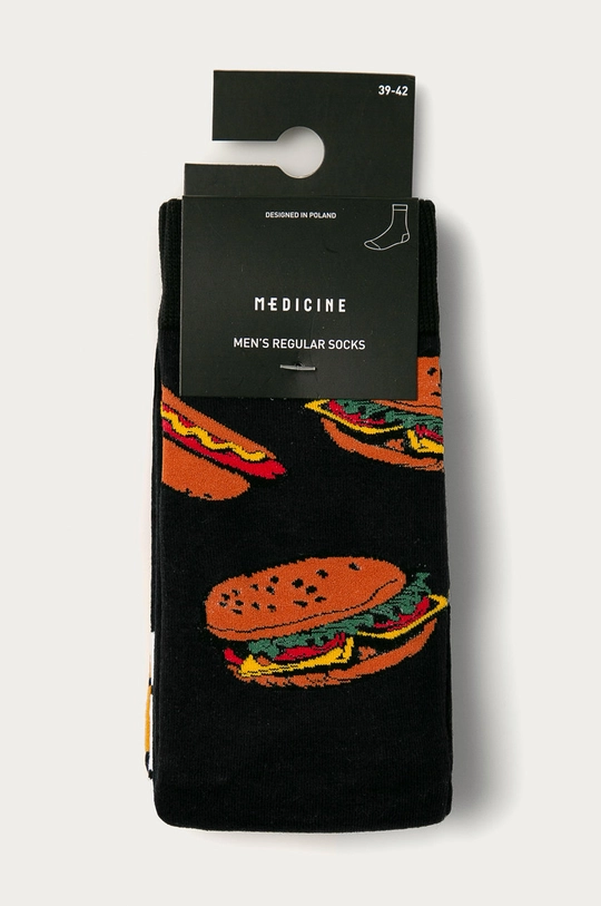 Skarpetki męskie hamburgery (2 pack) multicolor