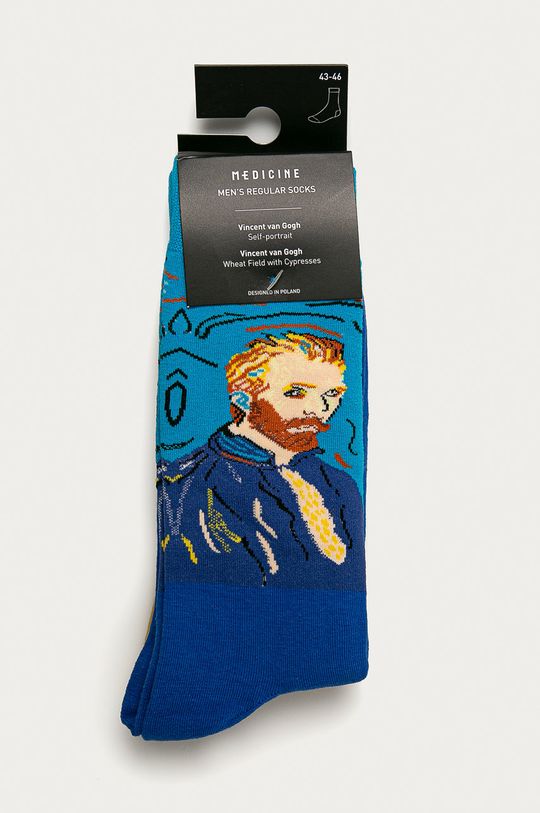 Skarpetki męskie Vincent van Gogh (2-PACK) multicolor