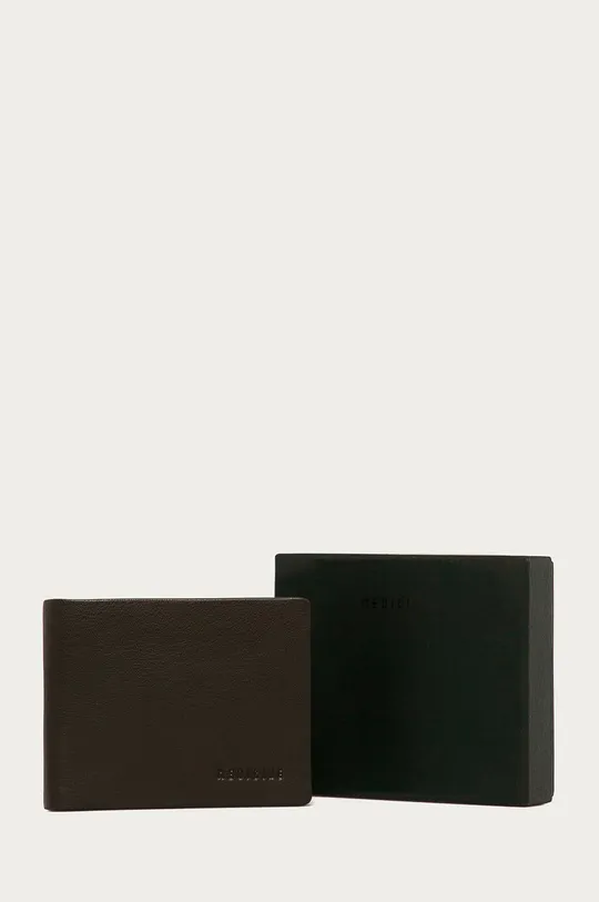 коричневий Medicine - Шкіряний гаманець Basic