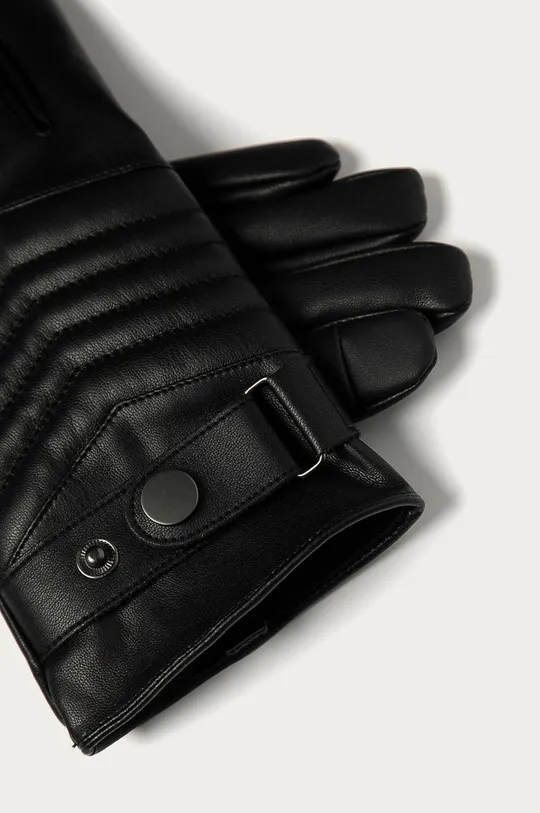 Rękawiczki męskie touch screen czarne czarny