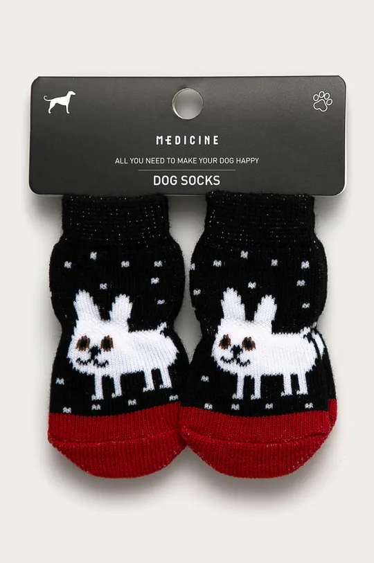 Medicine - Шкарпетки для собаки Gifts  75% Бавовна, 5% Еластан, 7% Поліамід, 8% Поліестер, 5% ПВХ