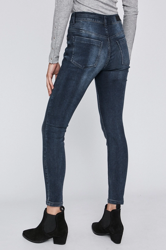 Jeansy damskie skinny granatowe 98 % Bawełna, 2 % Elastan