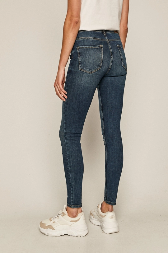 Jeansy damskie skinny granatowe 98 % Bawełna, 2 % Elastan