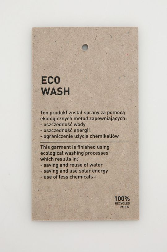 Jeansy męskie slim eco wash z bawełny organicznej szare