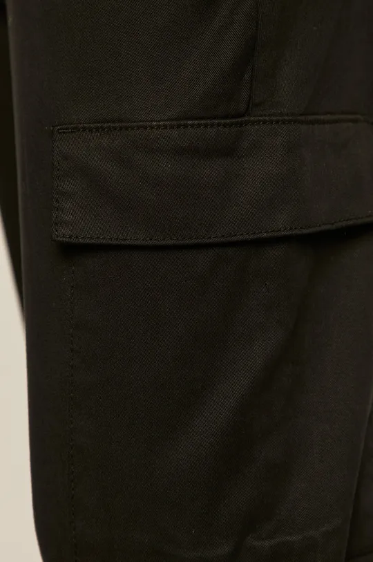 Spodnie damskie joggery z kieszeniami cargo czarne Damski