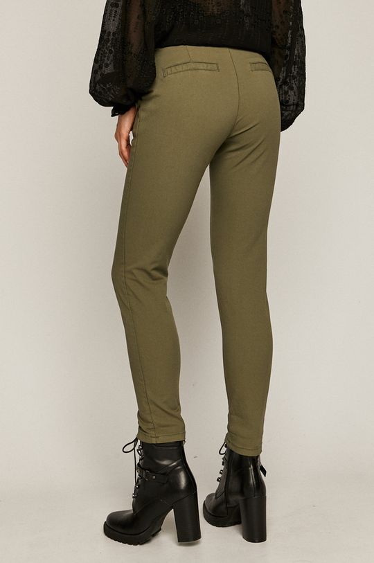 Spodnie damskie zielone 95 % Bawełna, 5 % Elastan