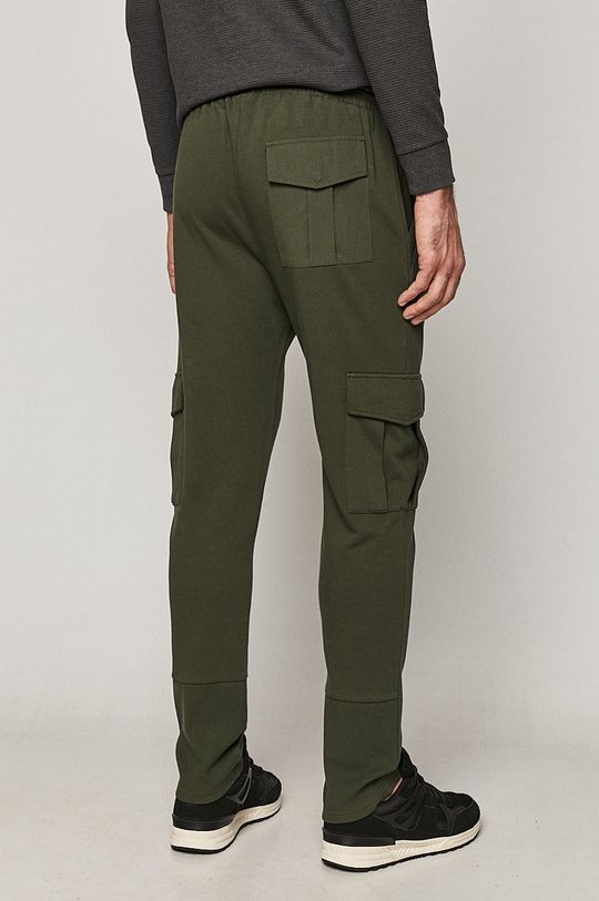 Spodnie dresowe męskie zielone 70 % Bawełna, 30 % Poliester