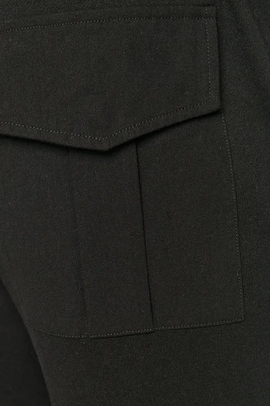 czarny Spodnie dresowe męskie czarne