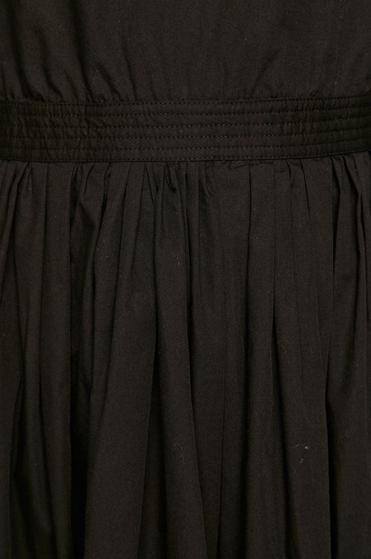 Sukienka damska z bawełny organicznej czarna Damski