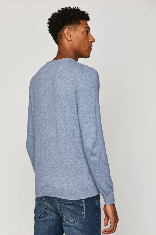 Sweter męski z bawełny organicznej niebieski <p>100 % Bawełna organiczna</p>