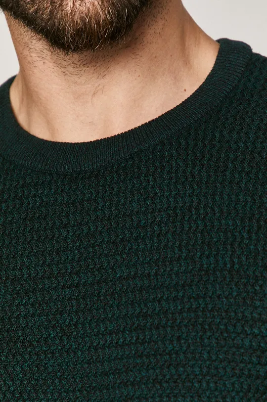 Sweter męski bawełniany zielony Męski