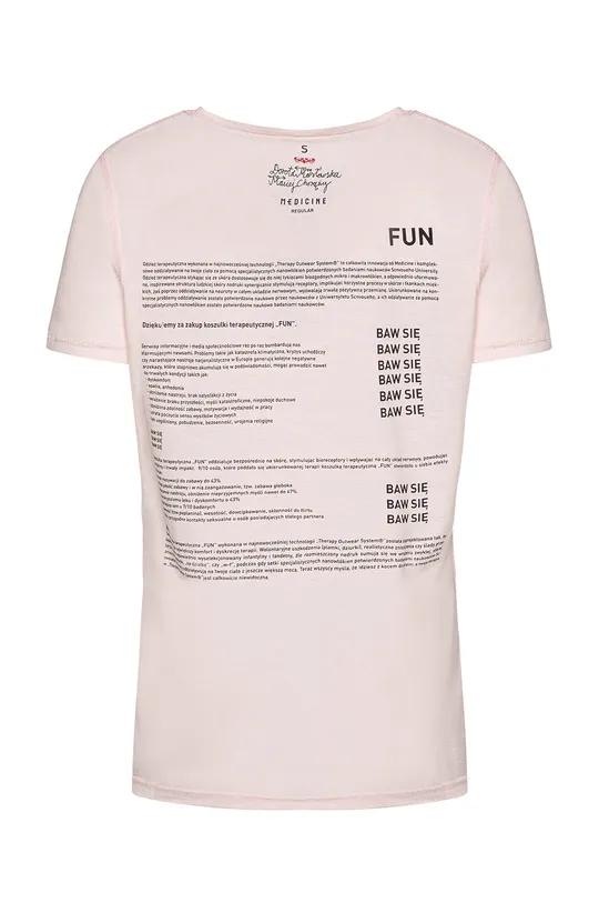 T-shirt damski by Dorota Masłowska i Maciej Chorąży różowy różowy