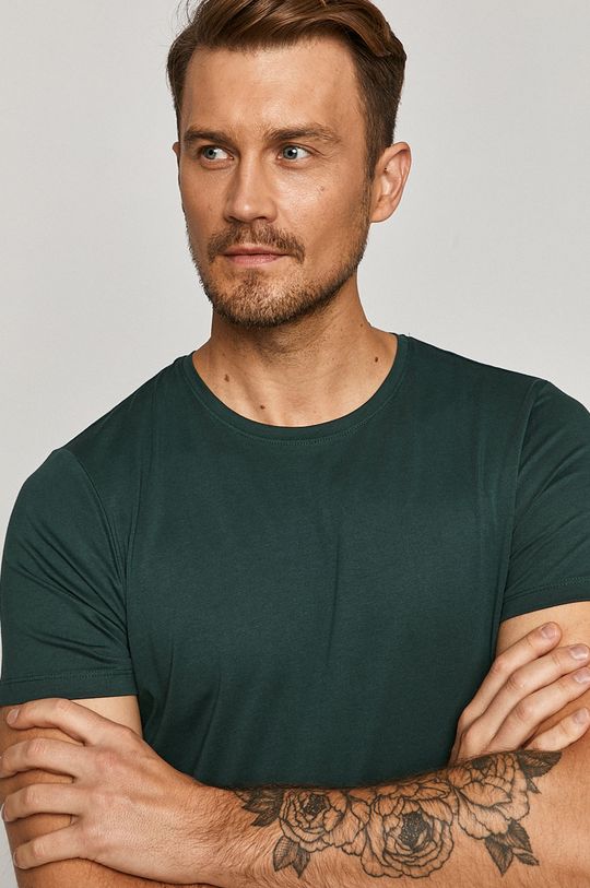 cyraneczka T-shirt męski zielony
