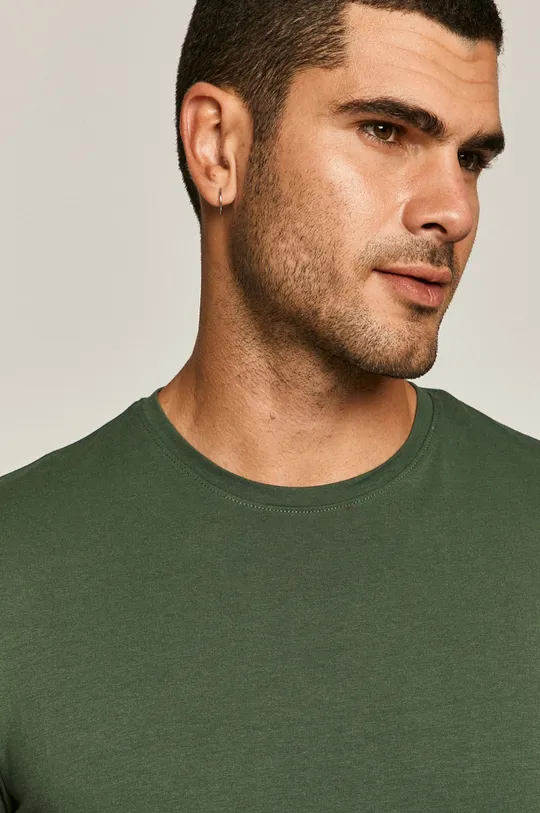 T-shirt męski zielony Męski