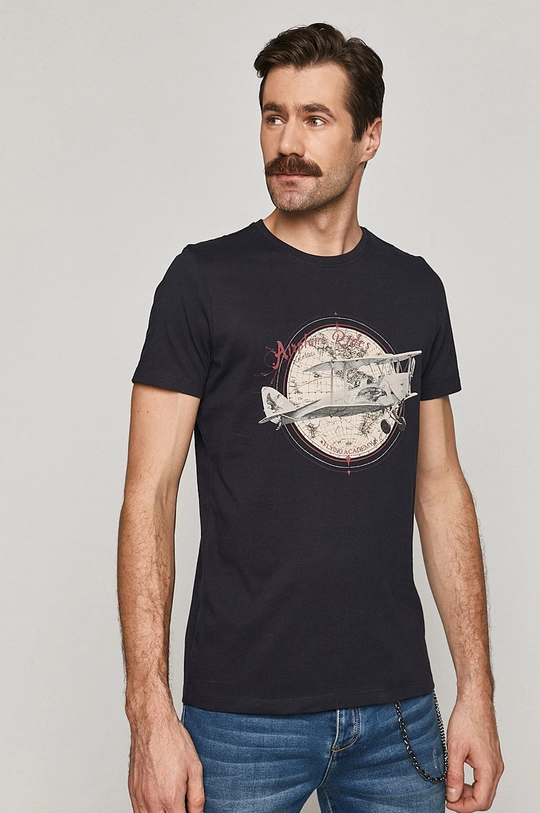 granatowy Medicine - T-shirt Comfort Up Męski