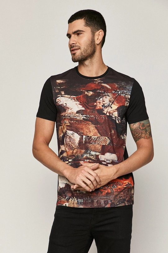 multicolor Medicine - T-shirt Lux Black Męski