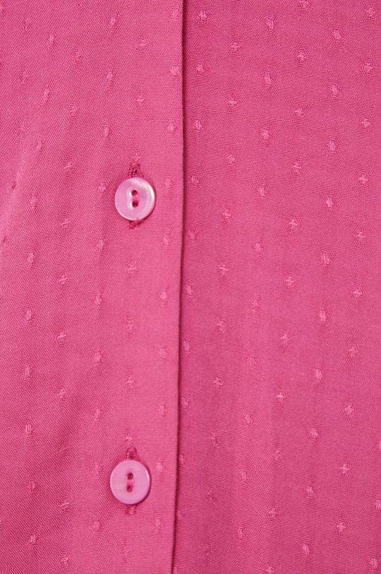 Koszula damska z falbankami różowa