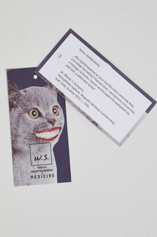 Bavlnená mikina dámska z kolekcie Možnosti - Nadácia Wislawy Szymborskej