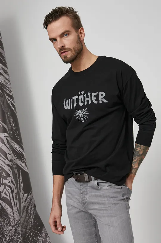 Tričko s dlhým rukávom Witcher čierna