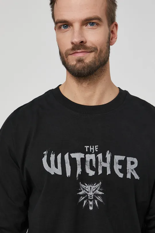 čierna Medicine - Tričko s dlhým rukávom Witcher