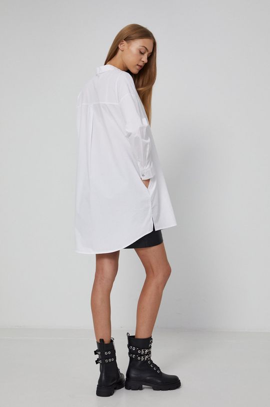 Koszula damska z bawełny organicznej biała <p>100 % Bawełna organiczna</p>