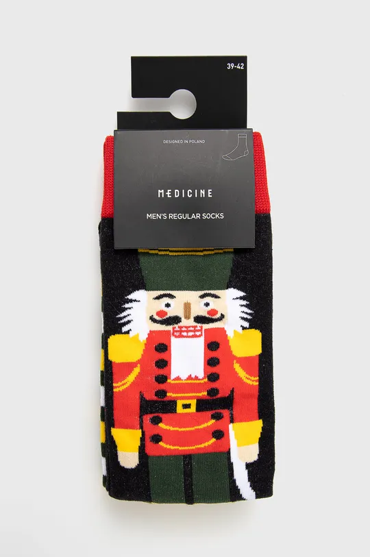 Skarpetki męskie z kolekcji Deer Santa (2-pack) multicolor