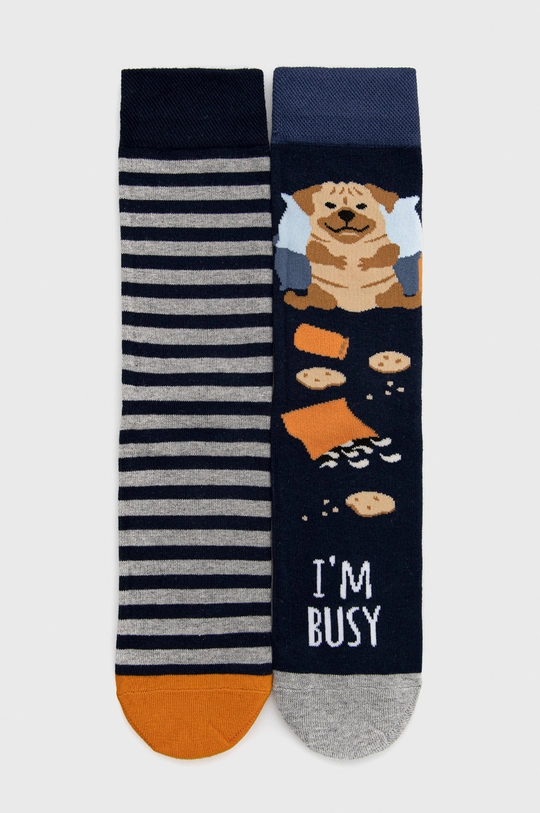 multicolor Skarpetki męskie I'm busy (2-pack) Męski