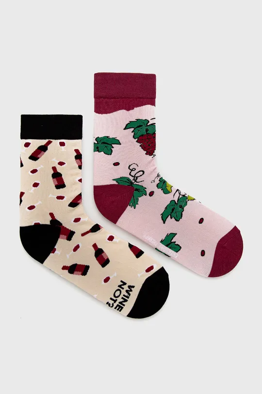 Medicine - Подарунковий набір: шкарпетки (2 пари) і пляшковий корок Commercial барвистий