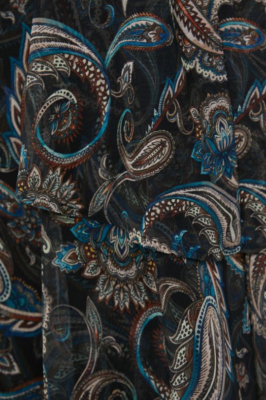 multicolor Spódnica z wzorzystej tkaniny damska
