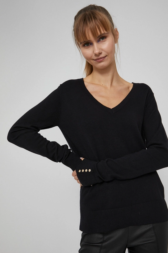 czarny Medicine - Sweter Basic