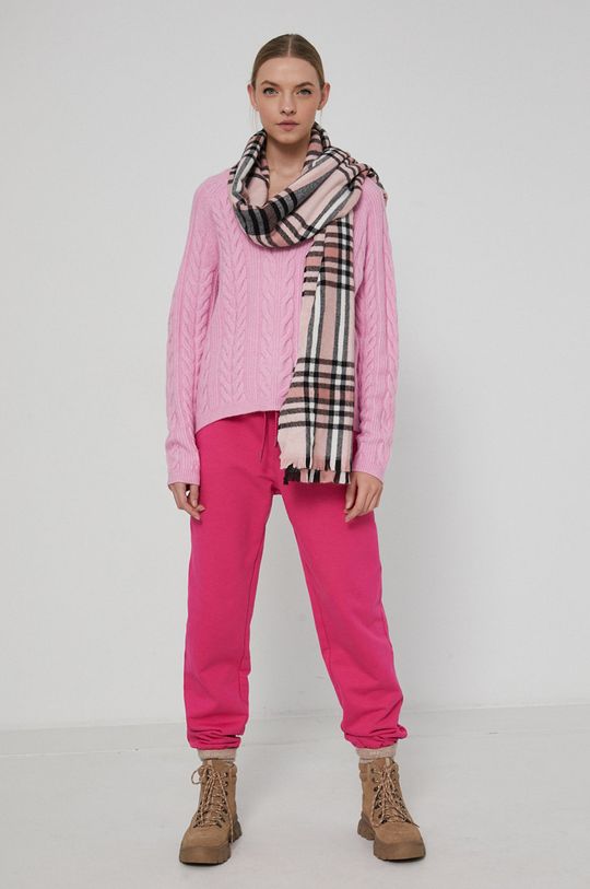 Medicine - Sweter z domieszką wełny Commercial pastelowy różowy