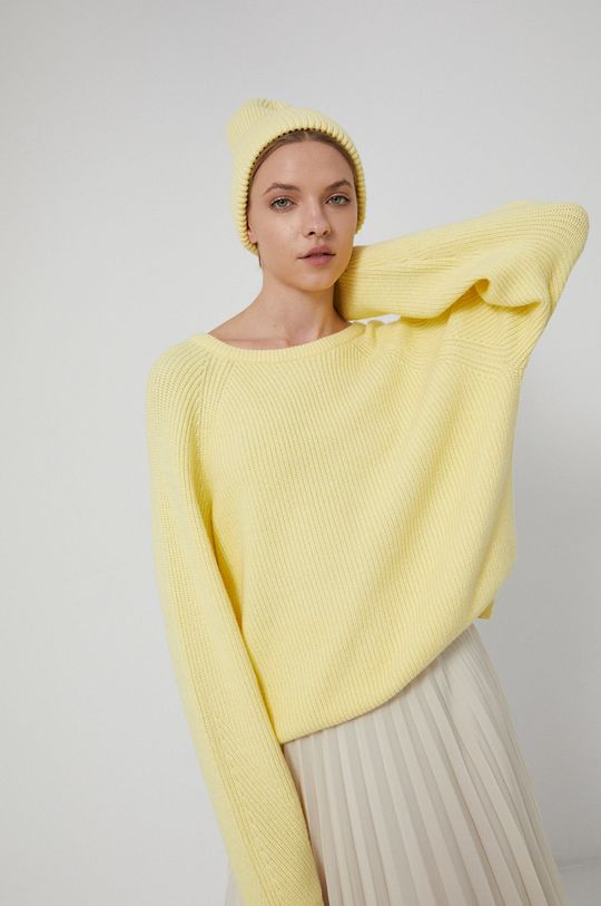 jasny żółty Medicine - Sweter Essential
