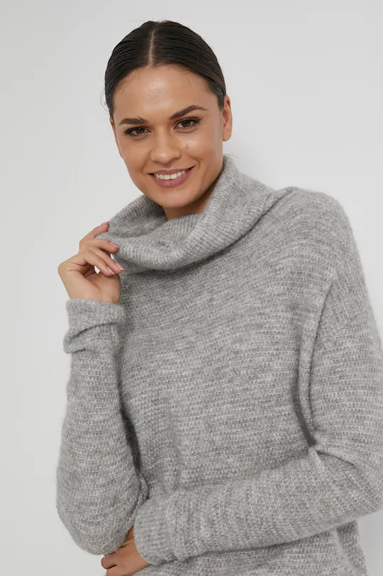sivá Vlnený sveter dámsky Essential