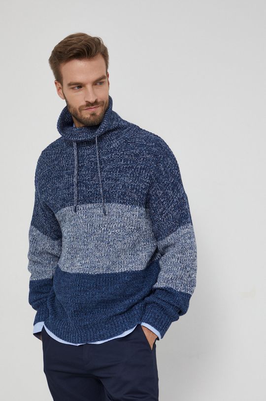 niebieski Medicine - Sweter bawełniany Essential Męski