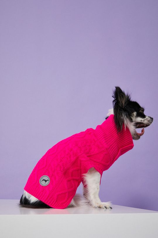 Sweter dla pupila różowy 100 % Akryl