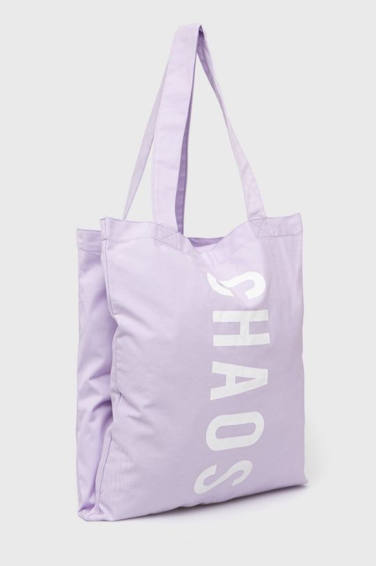Bawełniana torba z nadrukiem fioletowa lawendowy