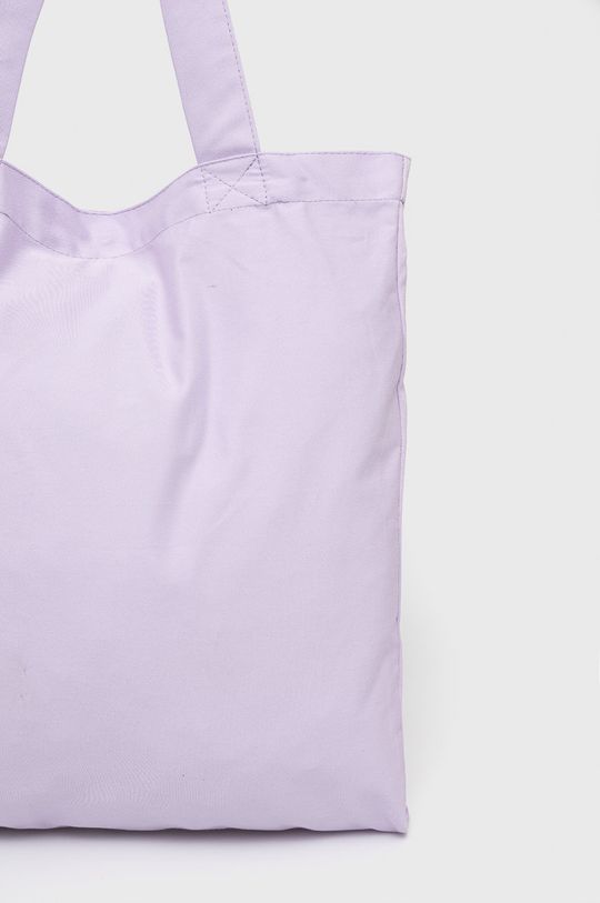 Bawełniana torba z nadrukiem fioletowa 100 % Bawełna
