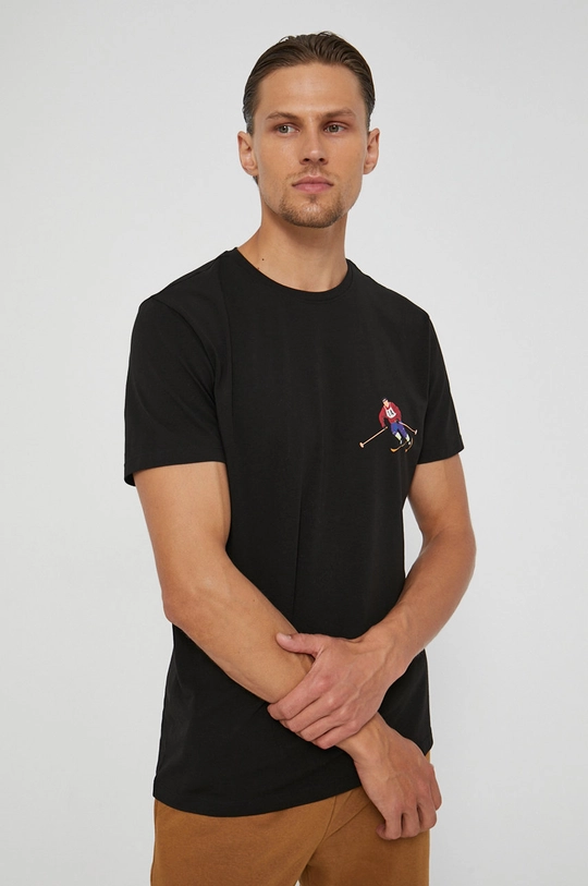 Medicine - T-shirt Commercial <p>T-shirt czarny/ niebieski/ czerwony: 95% Bawełna, 5% Elastan 
T-shirt szary: 87 % Bawełna, 8% Wiskoza, 5 % Elastan</p>