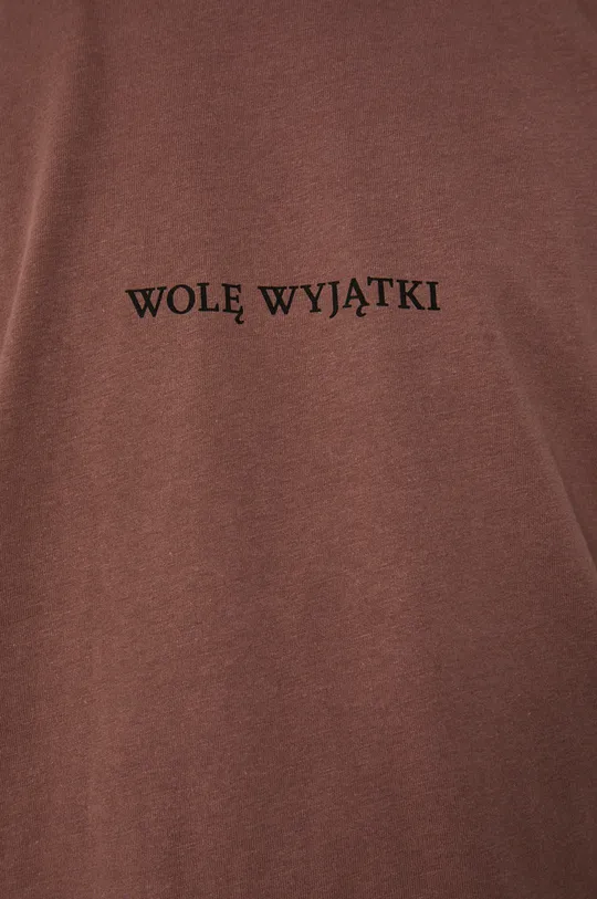 T-shirt bawełniany męski różowy z kolekcji Możliwości - Fundacja Wisławy Szymborskiej